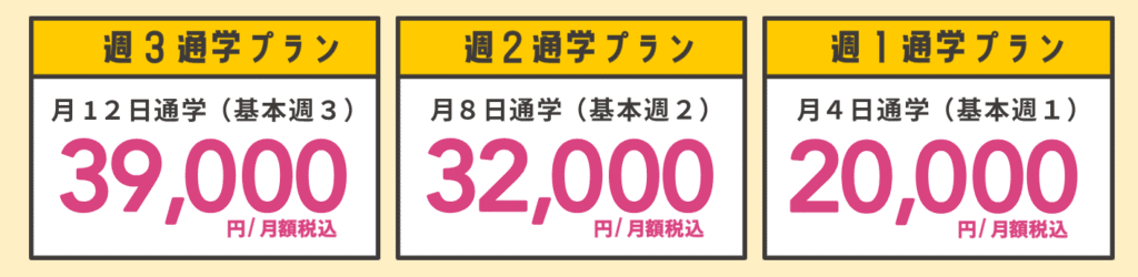 aini shool現地通学プランの料金