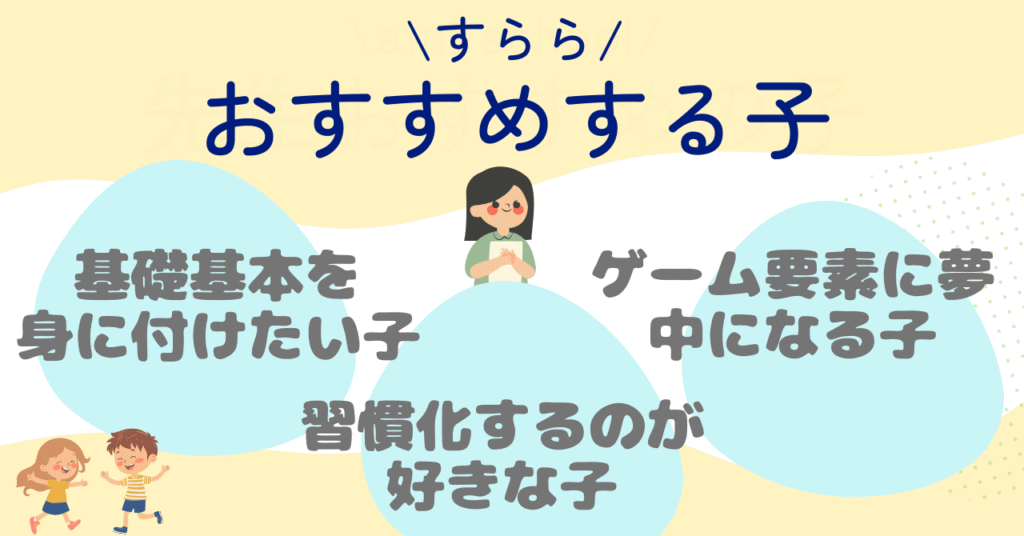 「すらら」をおすすめする子